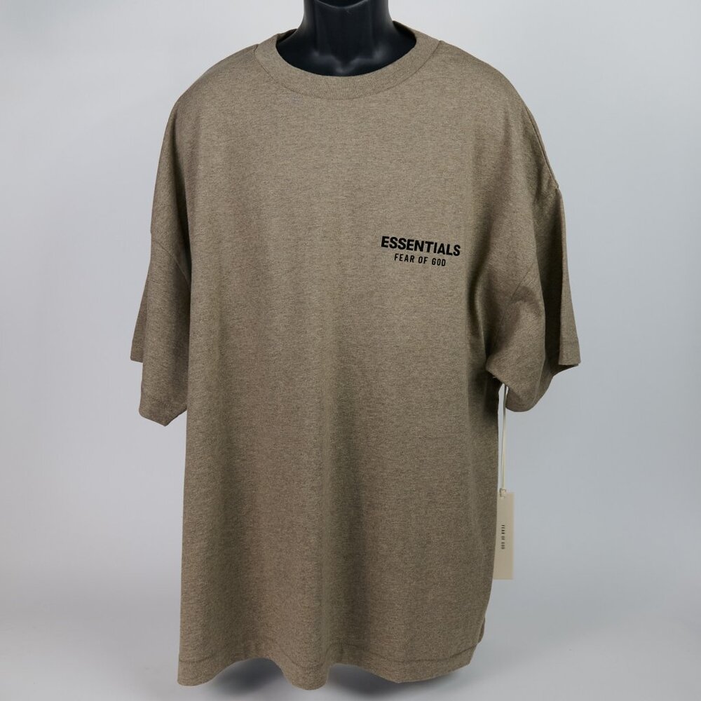 Fear of God Essentials Dark Oat Short Sleeve Tee